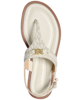 Mandy Logo Slingback Thong Sandals