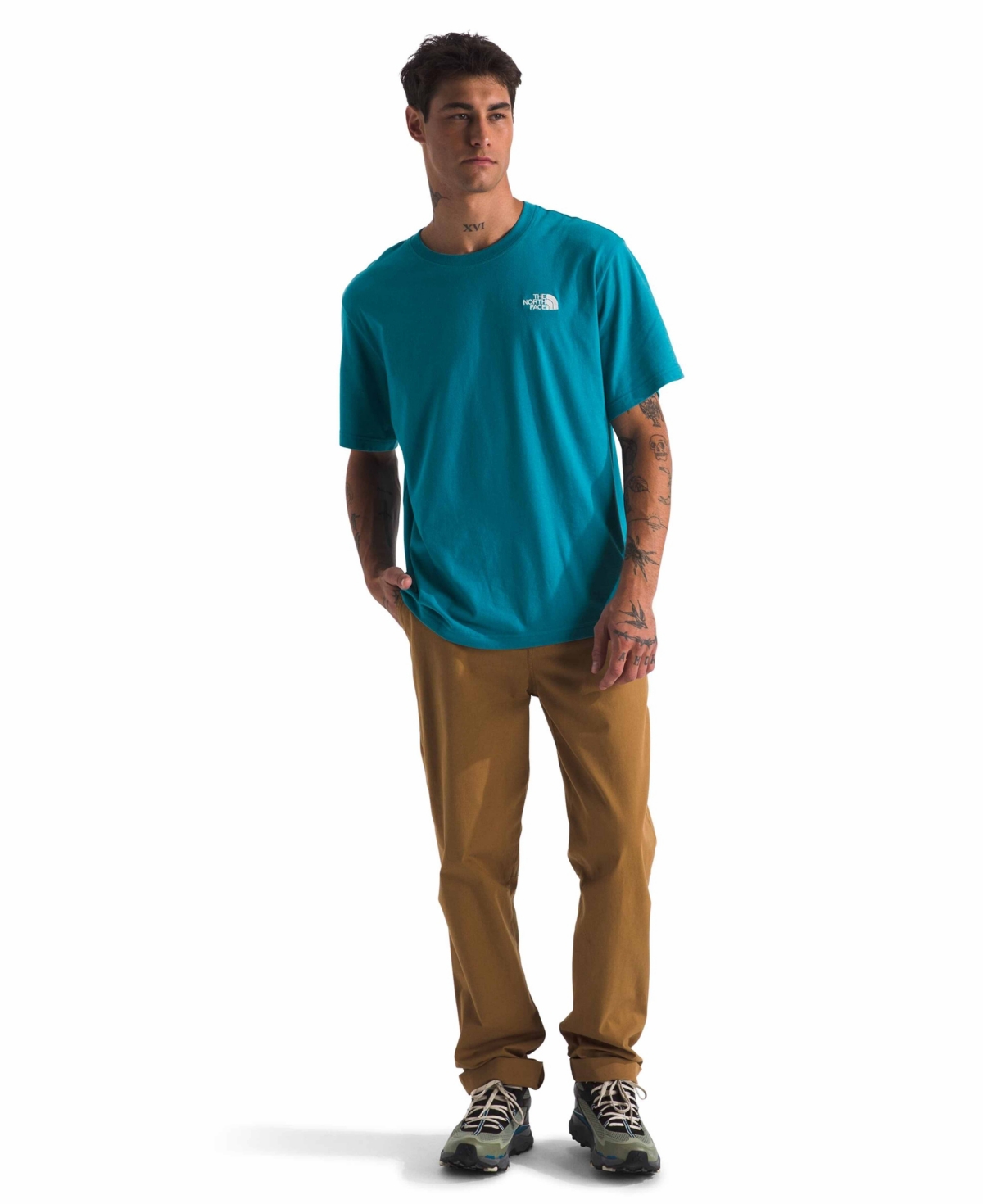 THE NORTH FACE MEN'S SHORT SLEEVE EVOLUTION BOX FIT T-SHIRT 