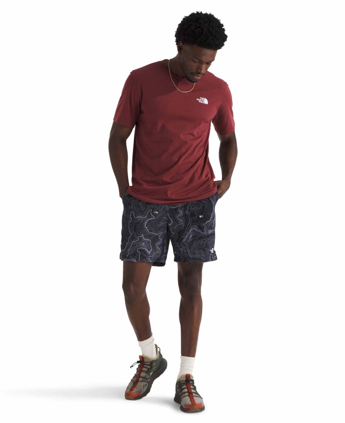 THE NORTH FACE MEN'S SHORT SLEEVE CORE BOX NEVER STOP EXPLORING T-SHIRT 