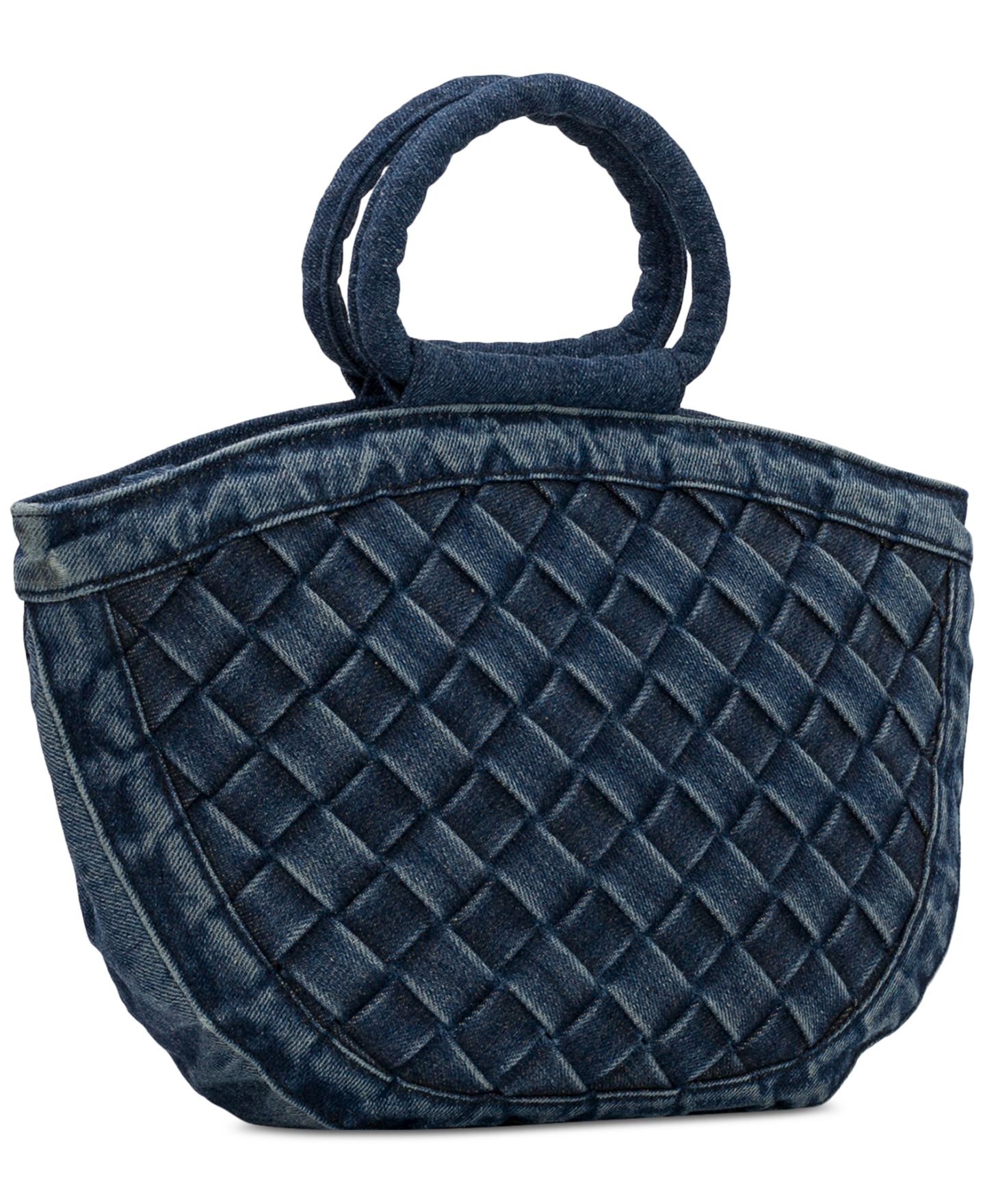 Женская сумка Patricia Nash Ossi Medium Woven Denim Satchel, цвет: Джинсовый — фото 2
