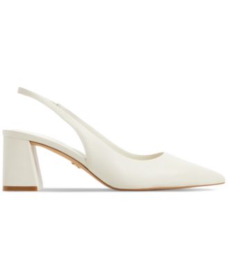 Women's Uliana Pointed-Toe Slingback Block-Heel Pumps