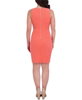 Women's Origami-Pleat Sleeveless Dress