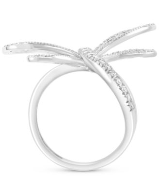 EFFY&reg; Diamond Dragonfly Ring (1/2 ct. t.w.) in 14k Two-Tone Gold