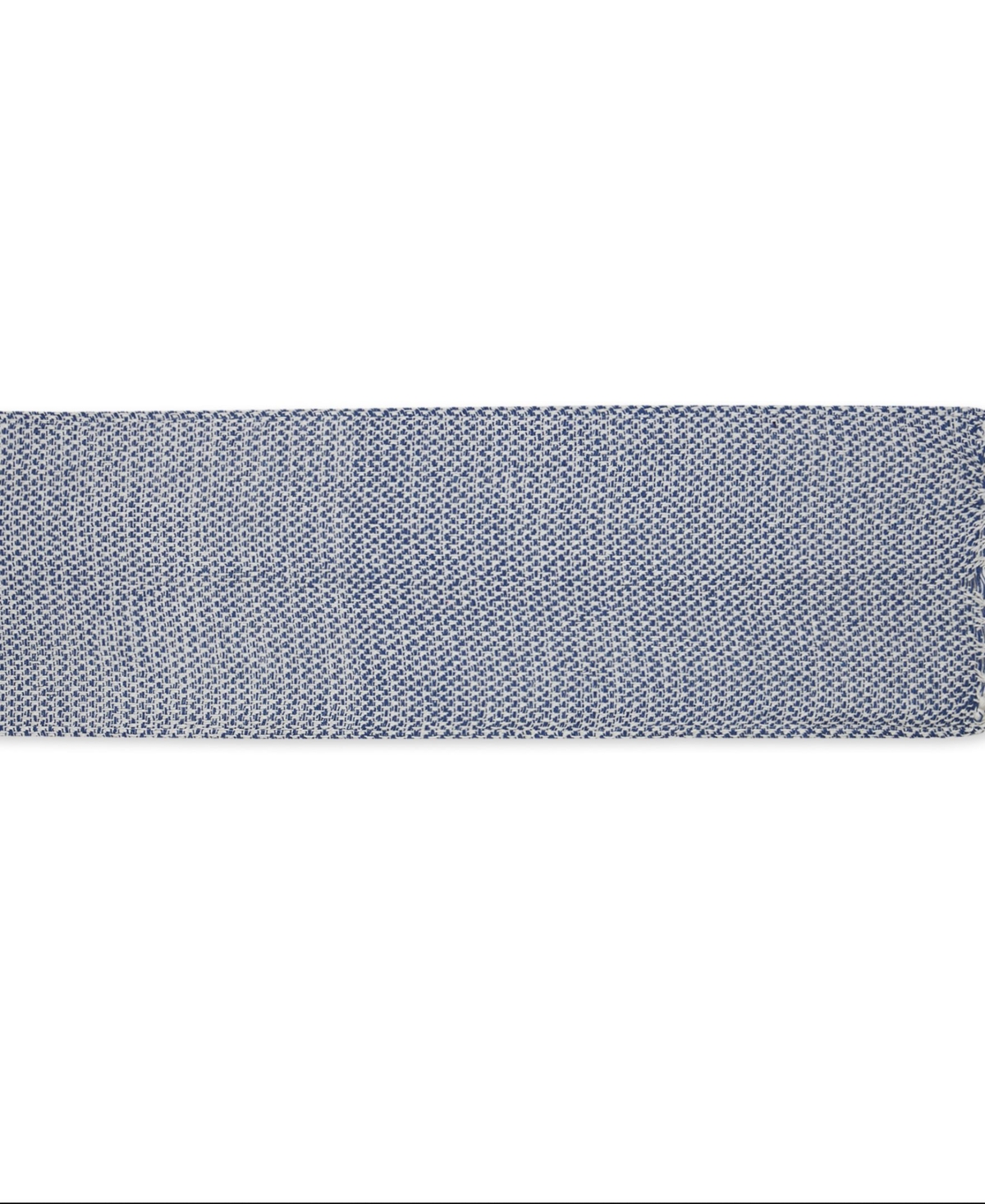Design Imports Woven Jacquard Fringe Table Runner, 15" X 72" In Nautical Blue