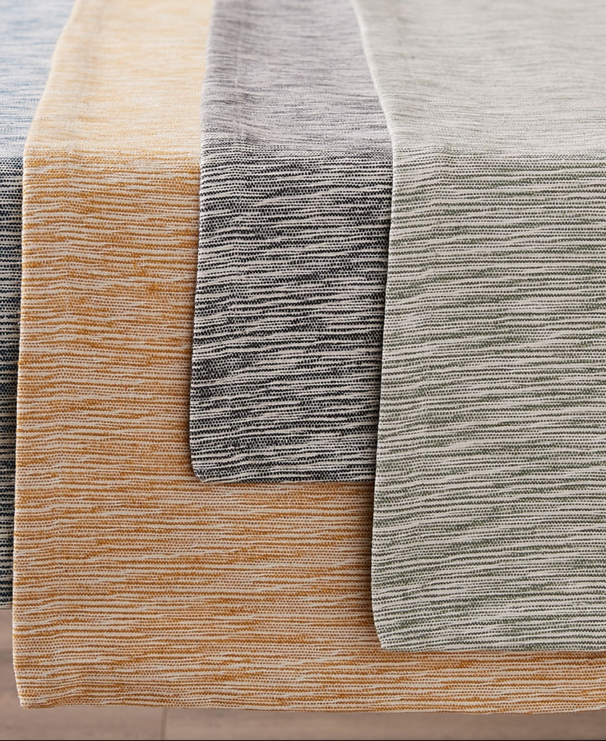 Design Imports Space Dyed Table Runner, 14" X 72" In Sedona Sunset