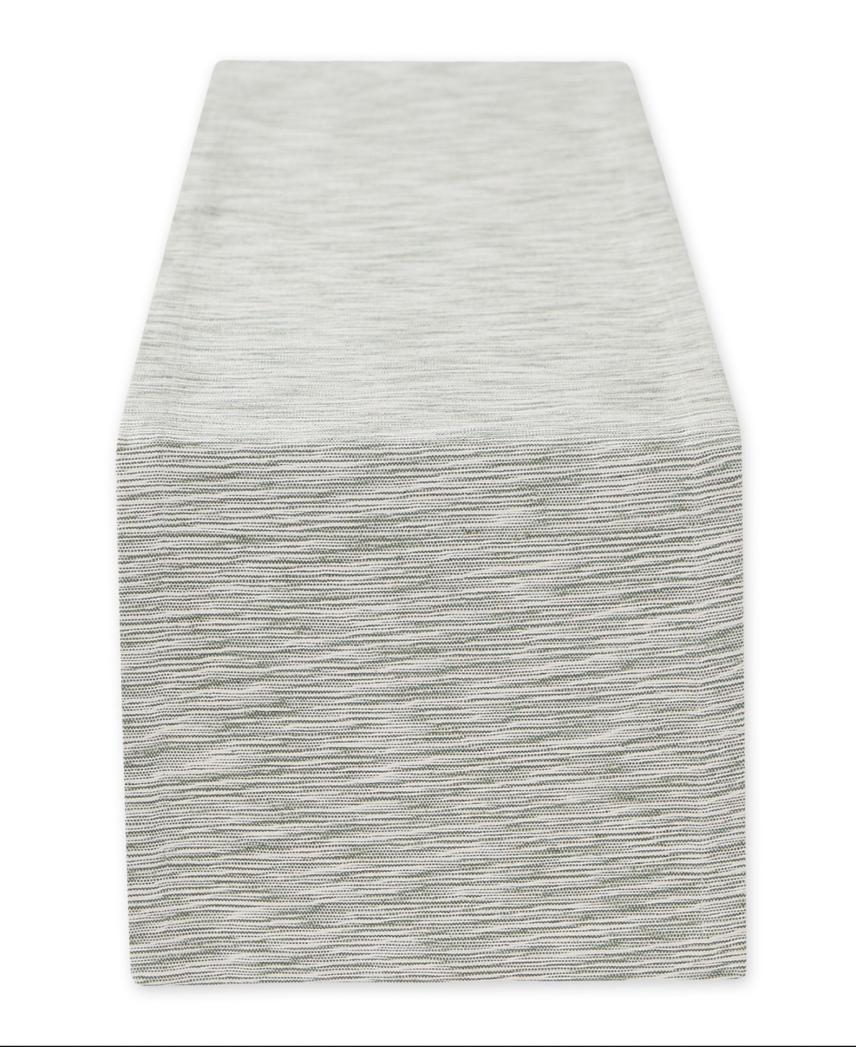 Design Imports Space Dyed Table Runner, 14" X 72" In Hedge Green