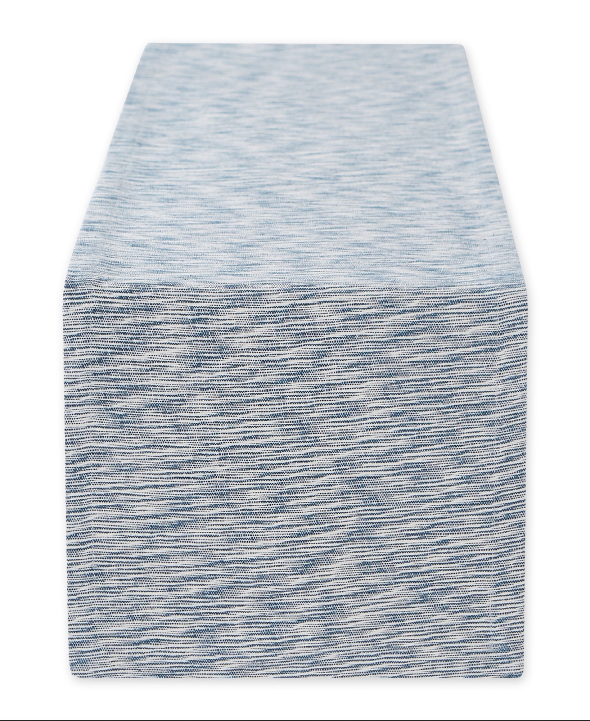 Design Imports Space Dyed Table Runner, 14" X 72" In Stellar Blue