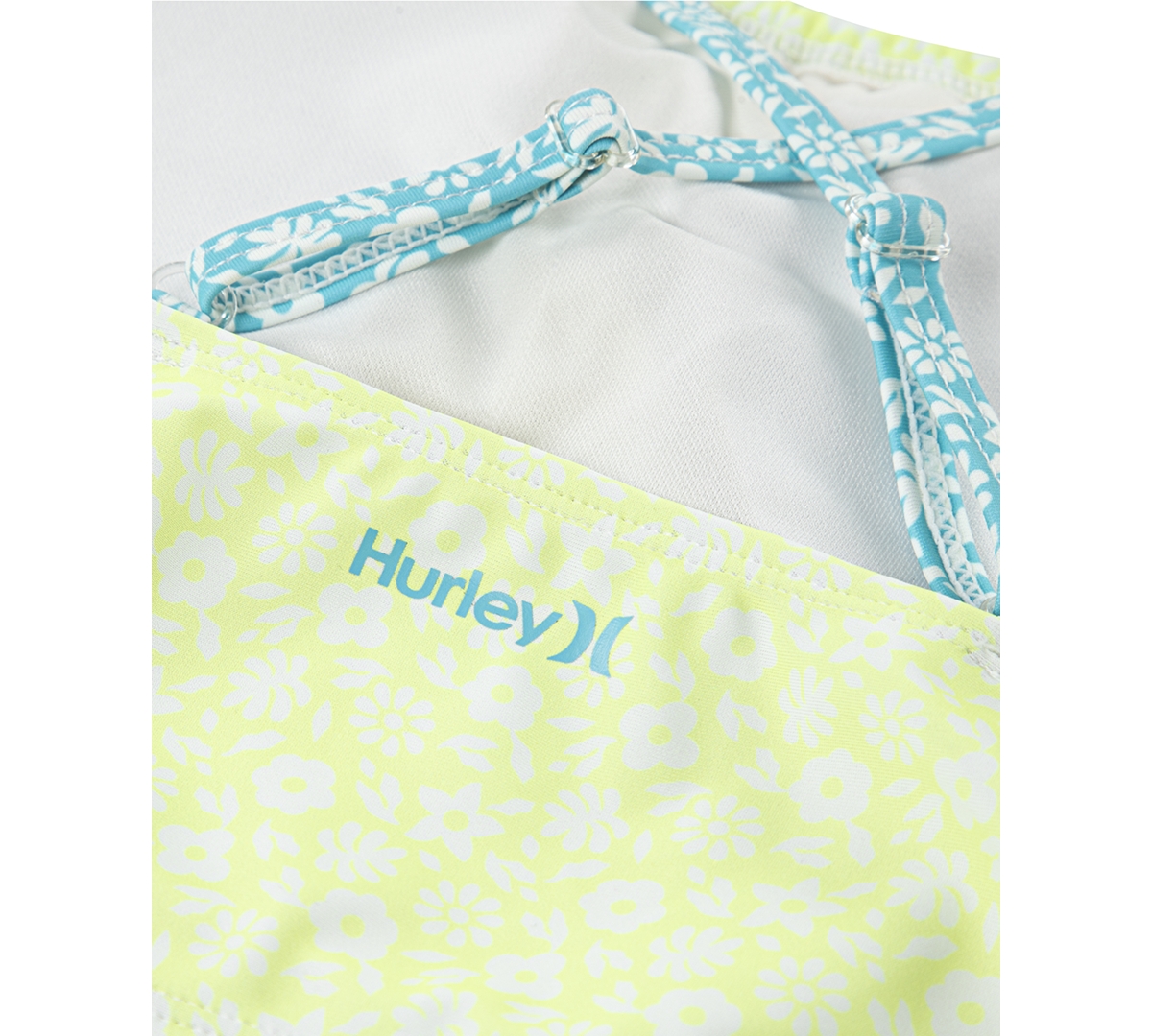 HURLEY BIG GIRLS HALTER MONOKINI SWIMSUIT 