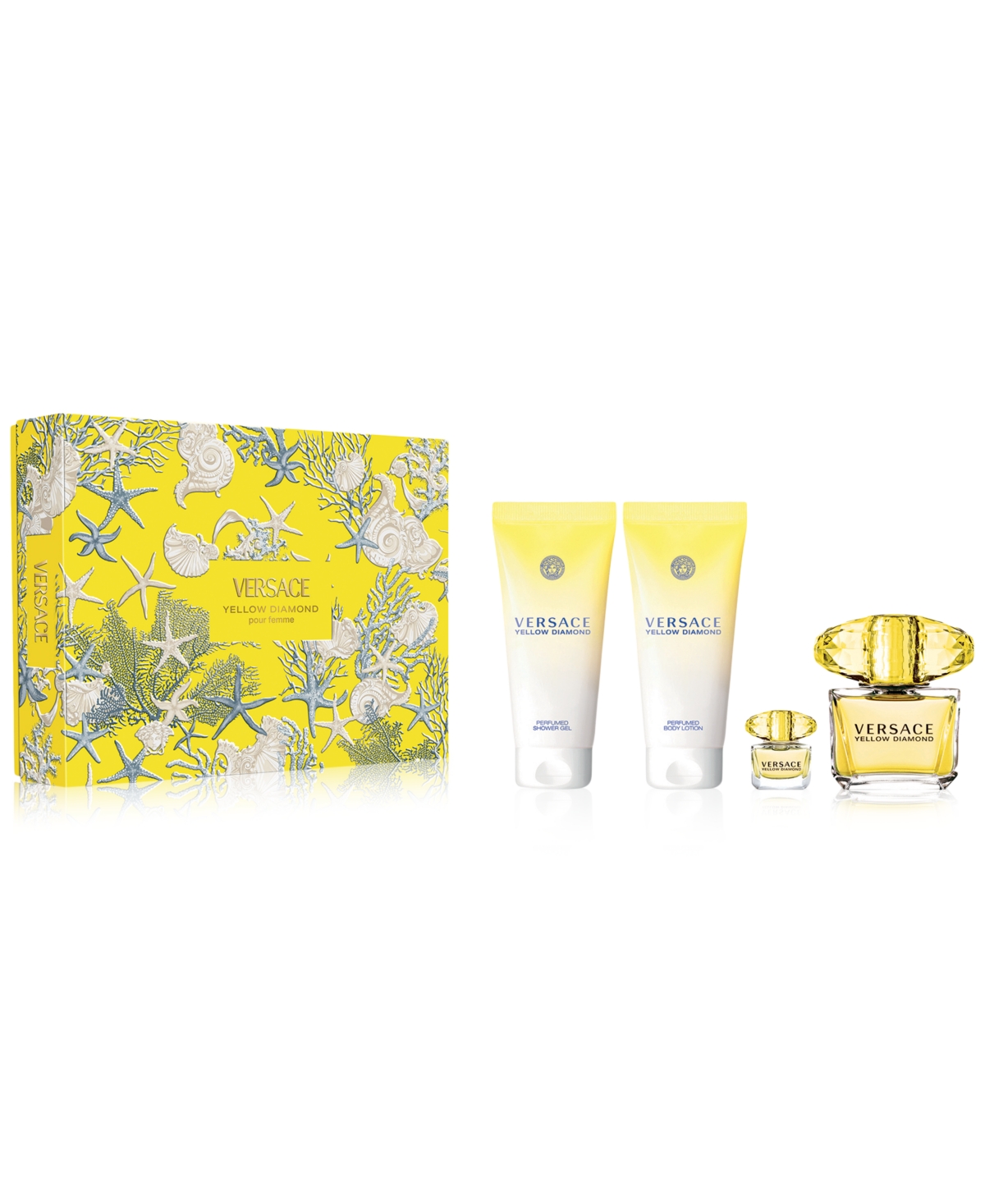Versace 4-pc. Yellow Diamond Eau De Toilette Gift Set In No Color