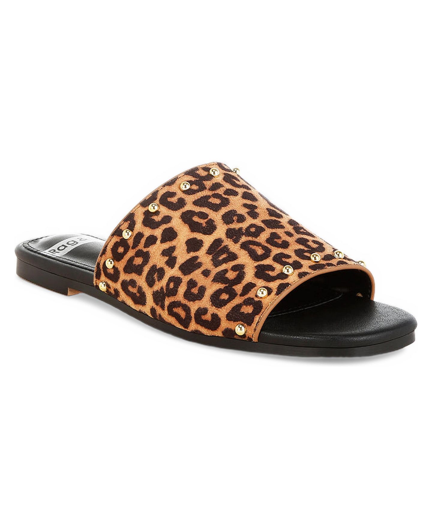 Женские балетки Rag & Co Hilsa Leopard Print Slip-On, цвет: Коричневый — фото 1