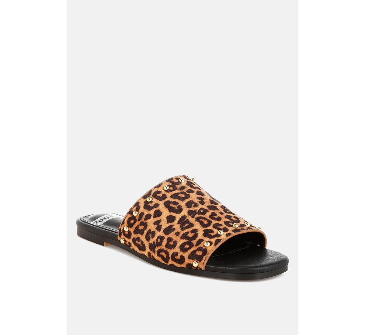 Hilsa Leopard Print Slip-On Flats - Leopard