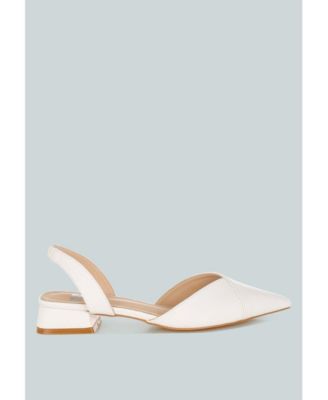 Womens Tijay Soft Real Leather Slingback Sandals