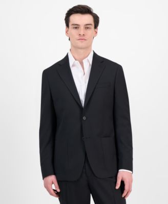 Men's Slim-Fit Italian Wool Solid Suit 