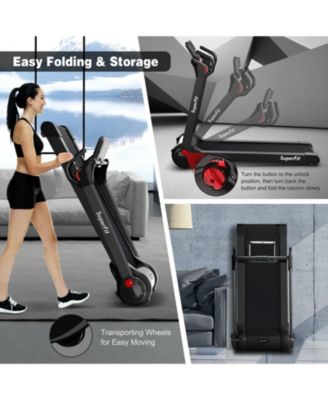 2.25 HP Electric Motorized Folding Treadmill with LED Display