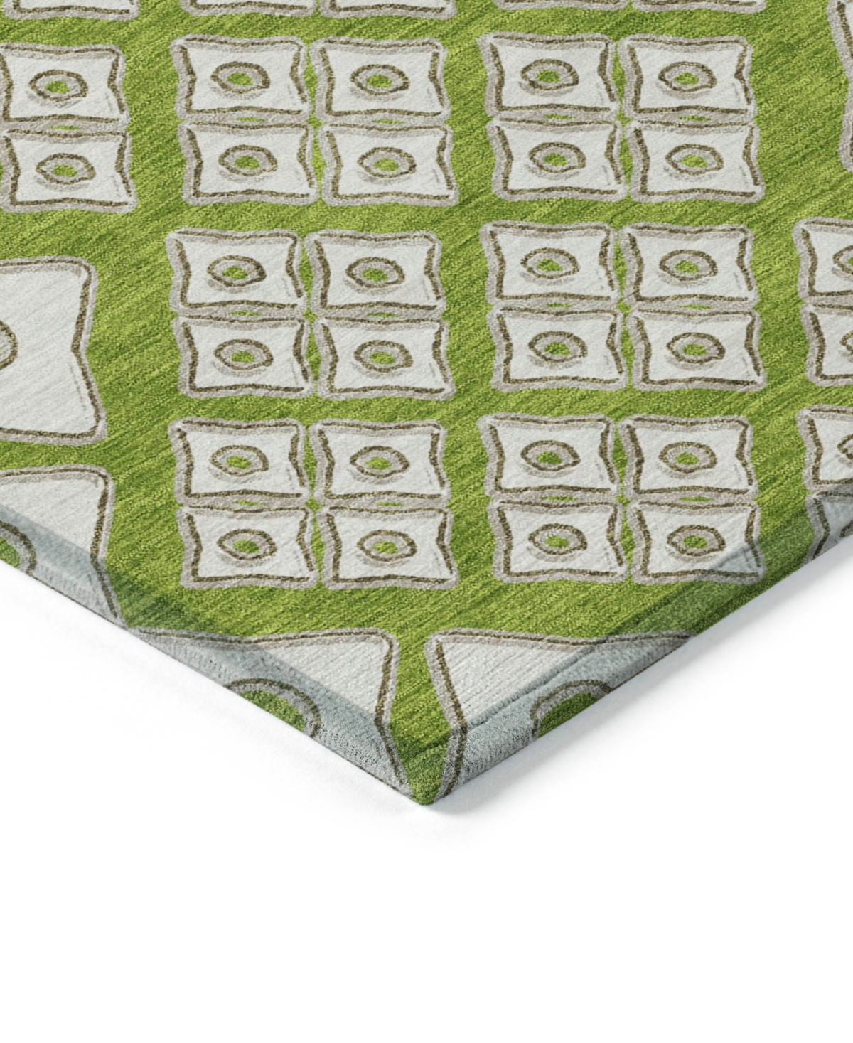 Addison Chantille Acn866 10'x14' Area Rug In Lime