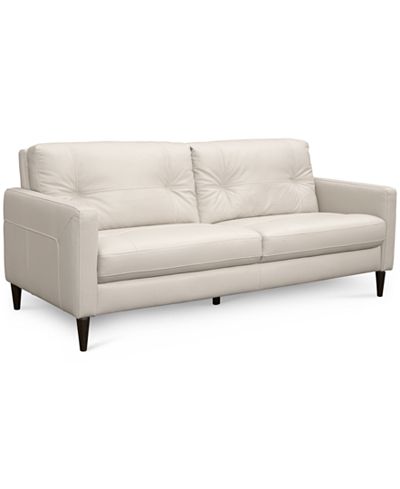 Keaton Leather Sofa, Created for Macy's - Furniture - Macy's