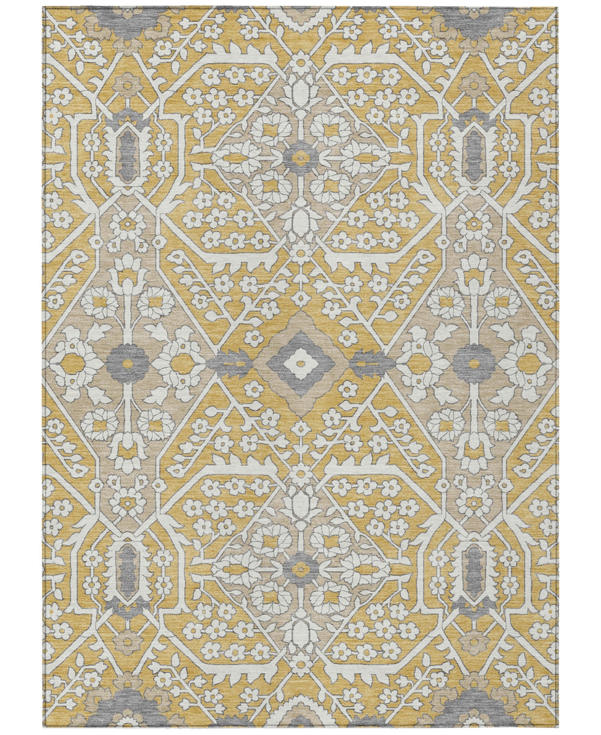 Addison Chantille Acn863 8'x10' Area Rug In Gold