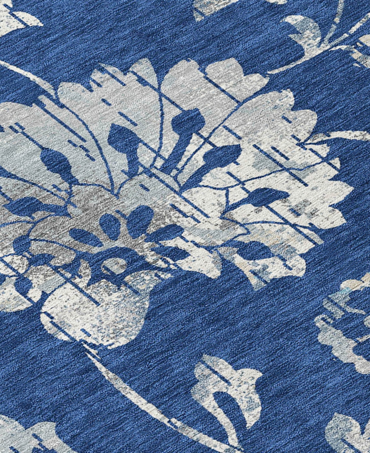 Addison Chantille Acn856 8'x8' Round Area Rug In Navy