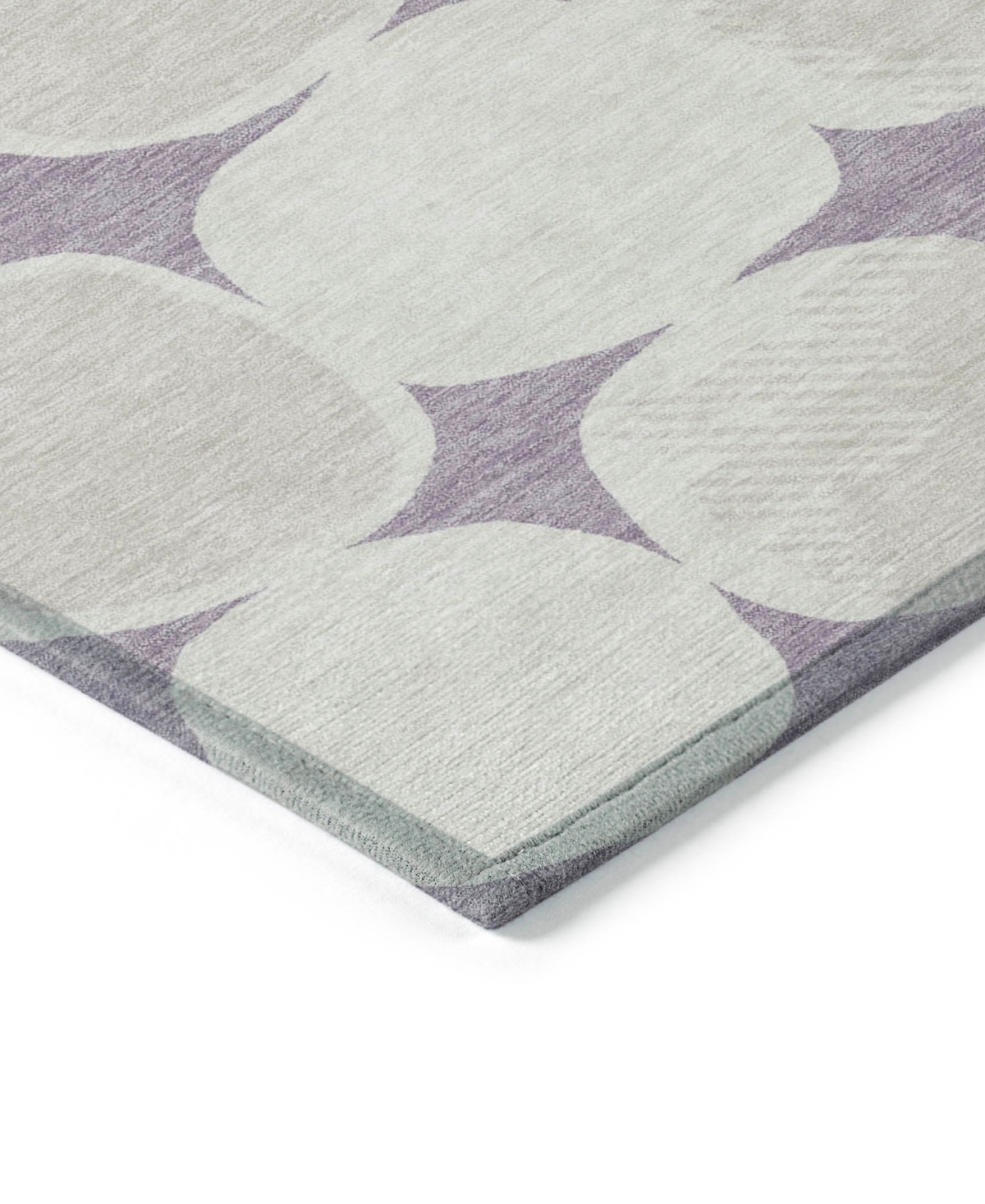 Addison Chantille Acn870 5'x7'6" Area Rug In Lavender
