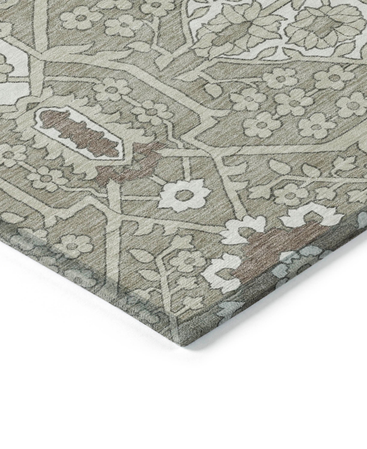 Addison Chantille Acn863 5'x7'6" Area Rug In Taupe