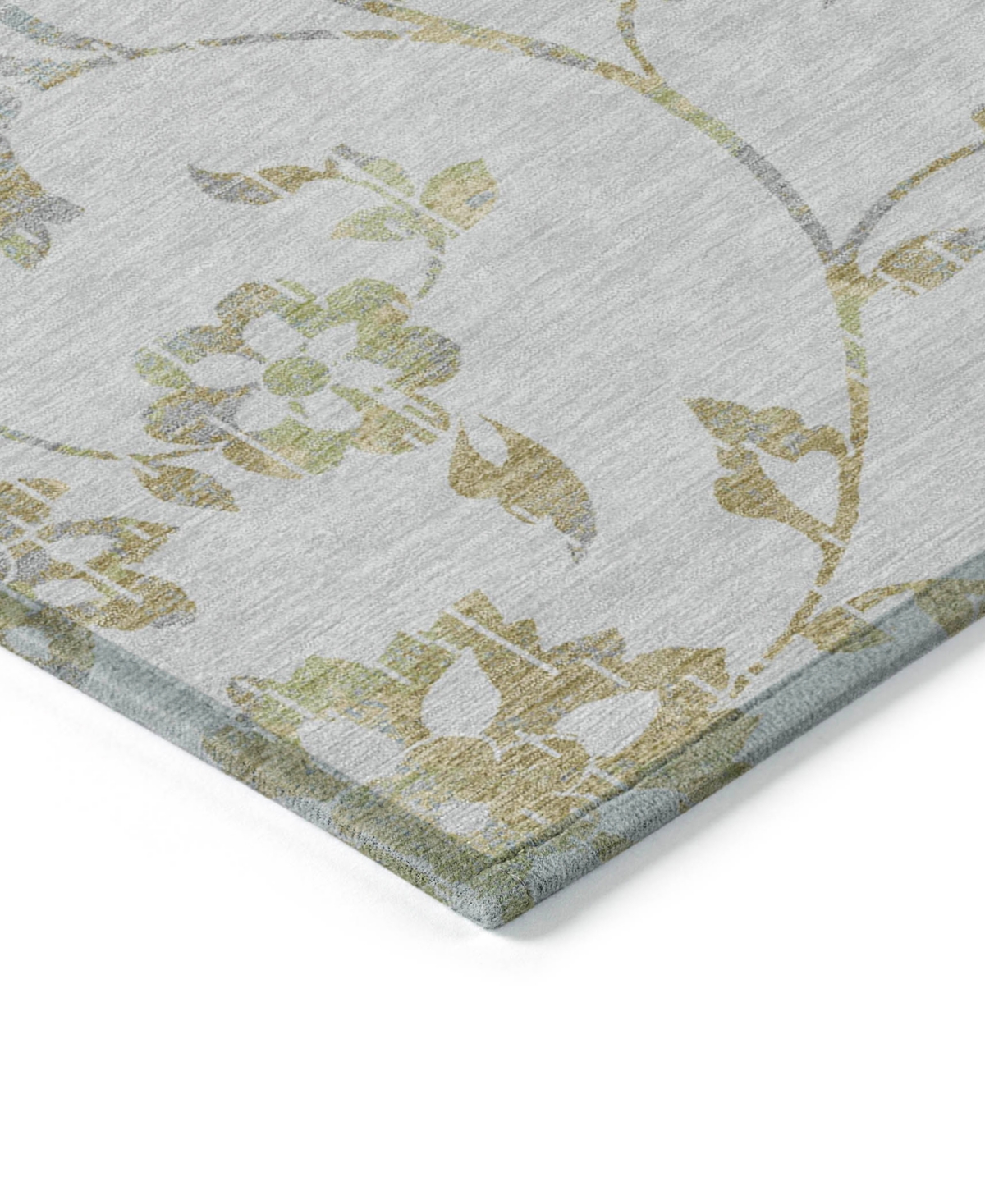 Addison Chantille Acn856 5'x7'6" Area Rug In Silver