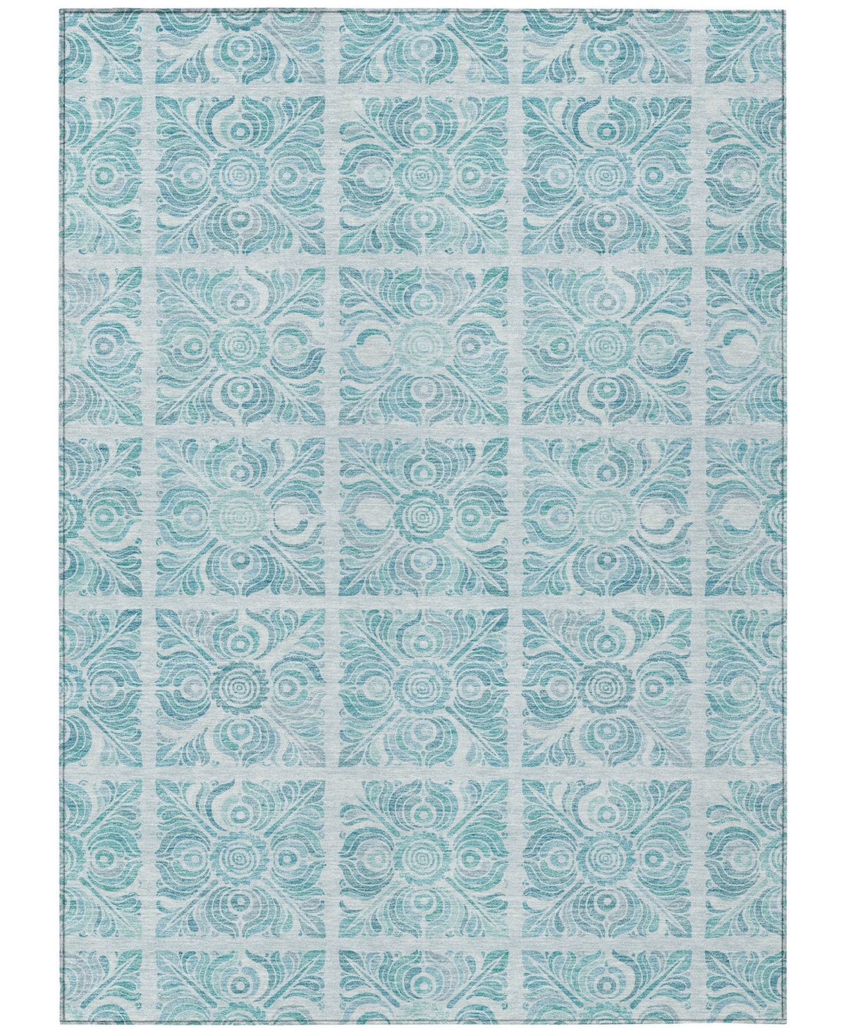 Addison Chantille Acn854 5'x7'6" Area Rug In Turquoise