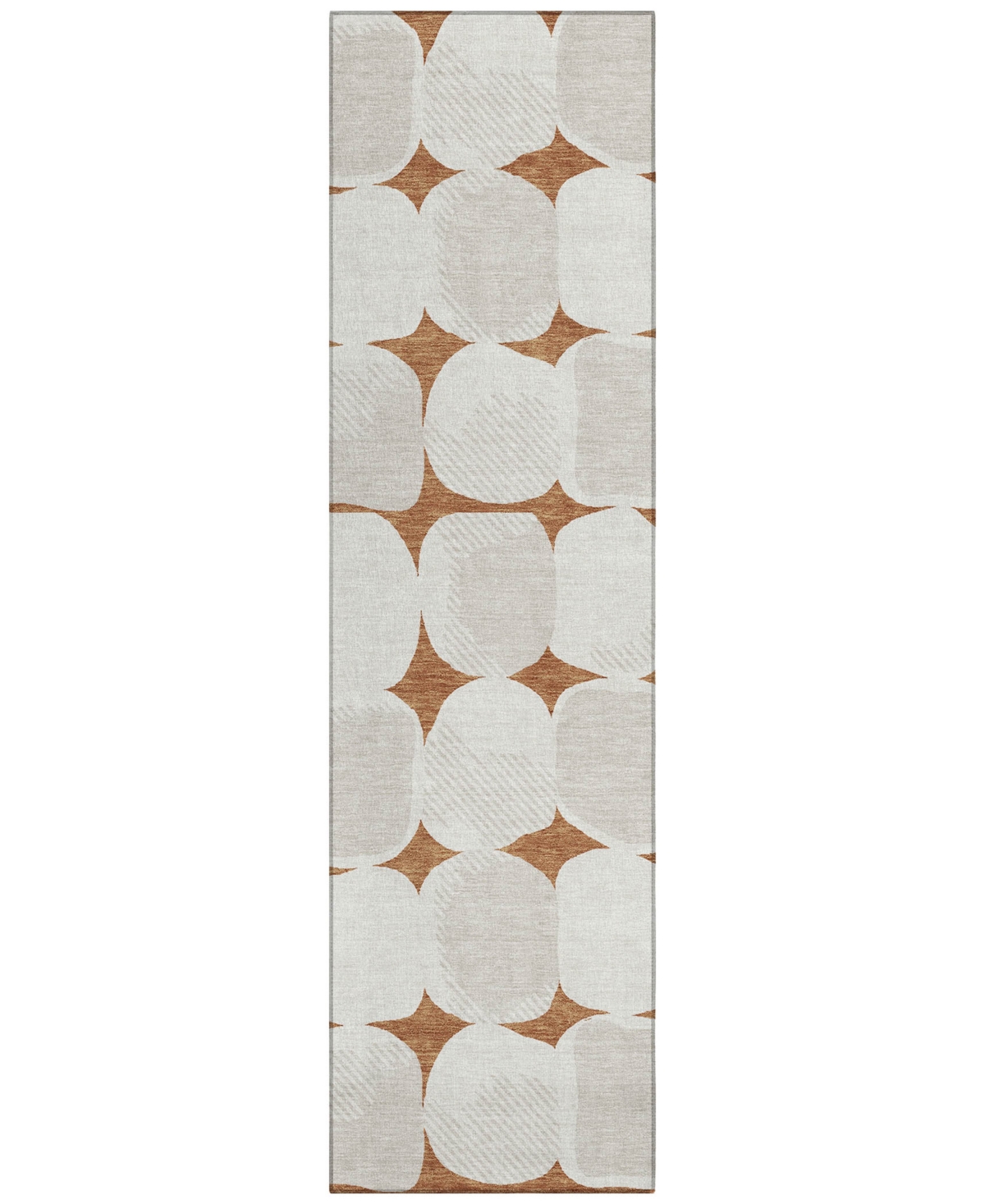 Addison Chantille Acn870 2'3"x7'6" Runner Area Rug In Paprika