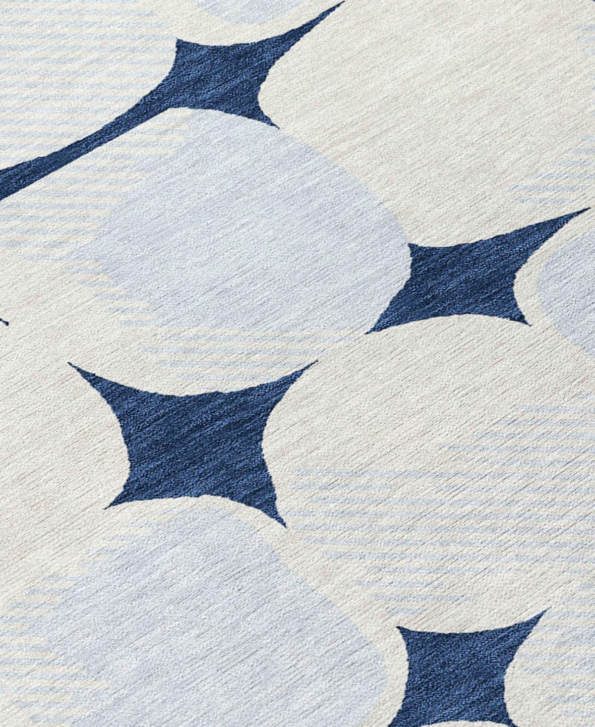 Addison Chantille Machine Washable Acn870 2'3"x7'6" Runner Area Rug In Navy