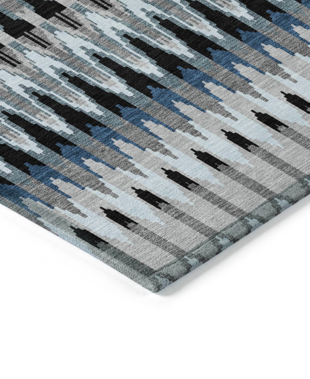 Addison Chantille Machine Washable Acn860 2'3"x7'6" Runner Area Rug In Gray