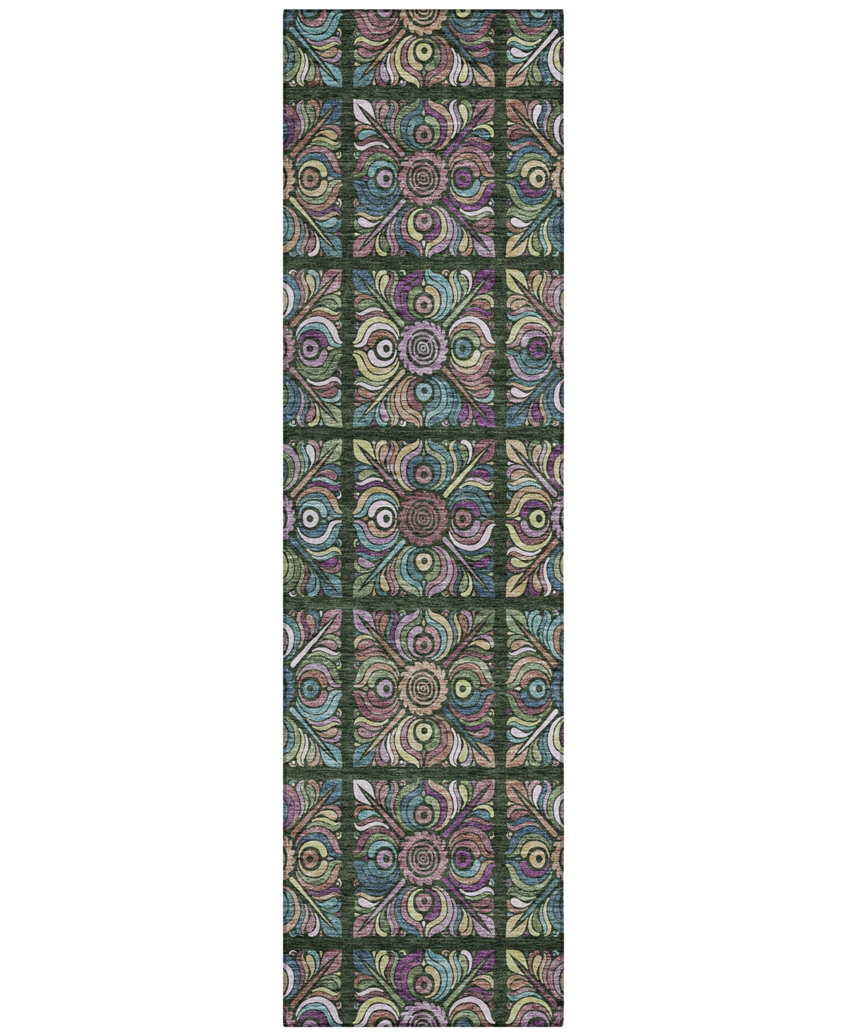 Addison Chantille Acn852 2'3"x7'6" Runner Area Rug In Multi