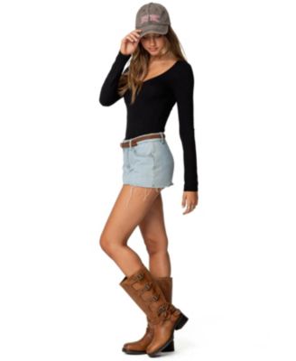 Women's Jonah Long Sleeve V Neck Bodysuit