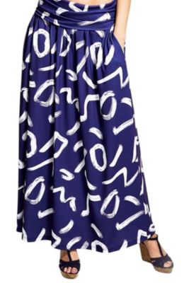 Women's Luxury Roll Top Maxi Skirt