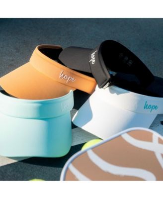 Women's Adjustable Band Sport Visor - Light Blue