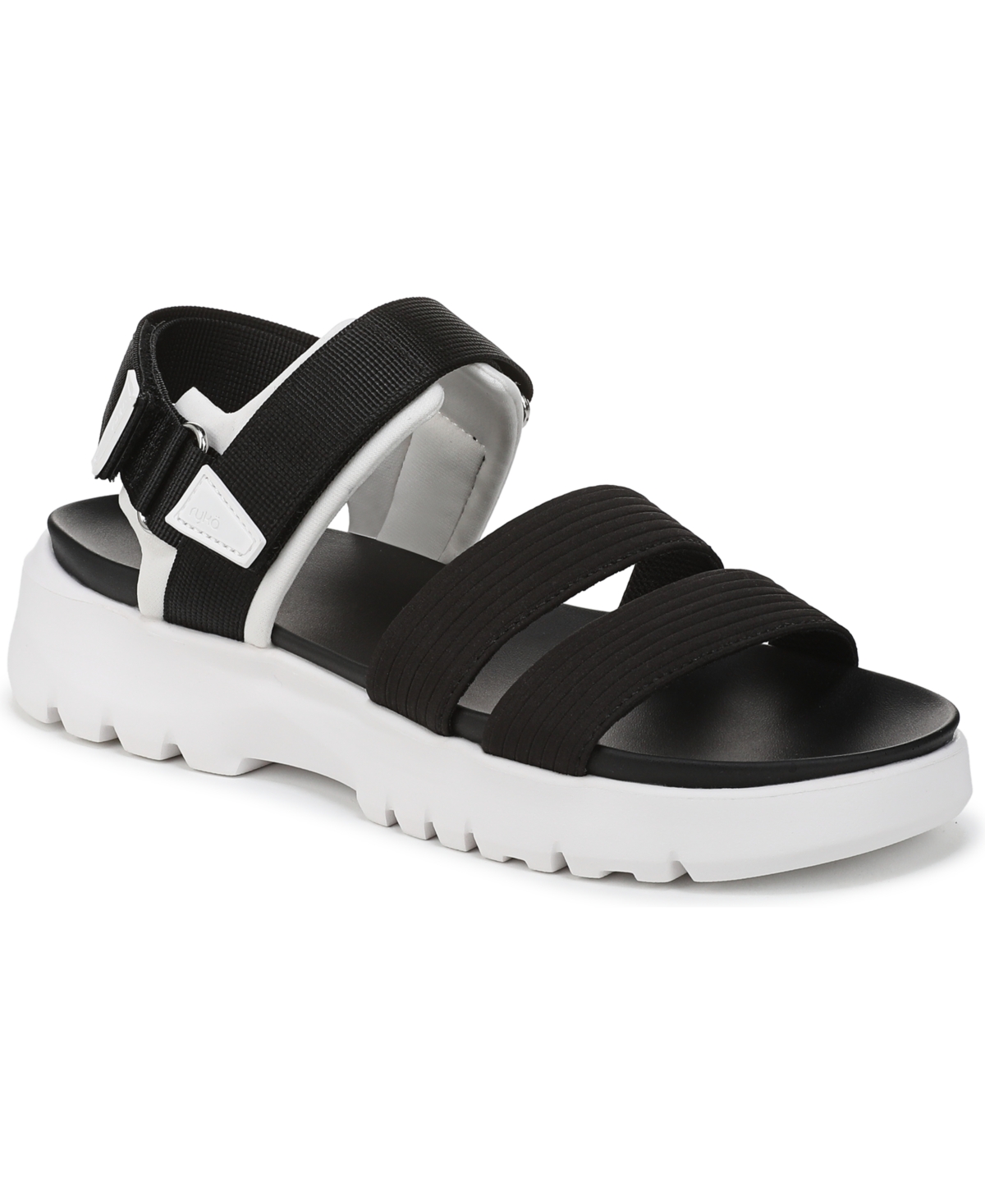 Ryka Women's Beyond Strappy Sport Sandals In Black Fabric