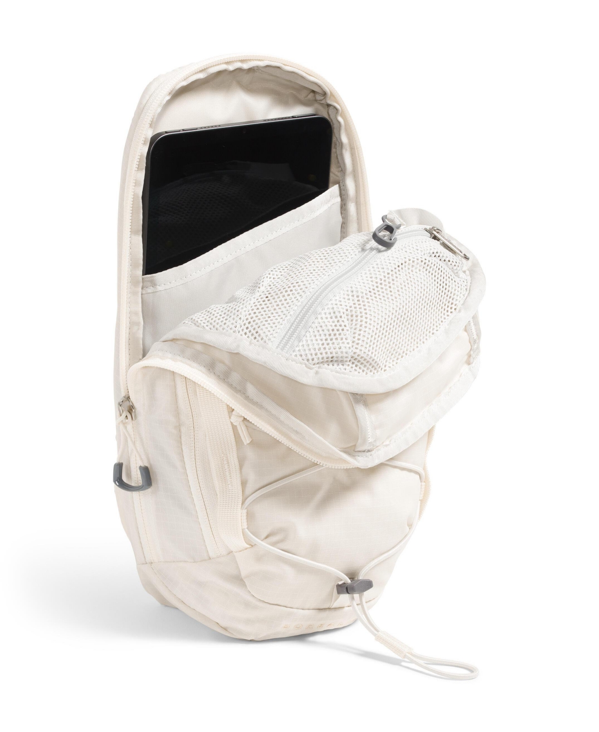 The North Face Men's Borealis Sling Backpacks Messengers In White Dune,gravel