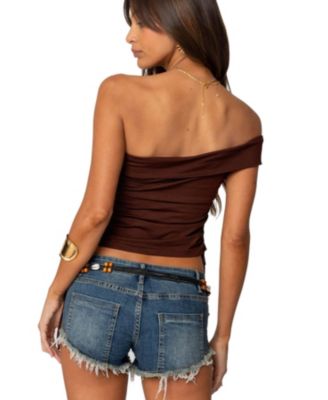 Women's Yafa Asymmetric Off Shoulder Top