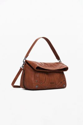 Women's Medium embroidered faux leather bag