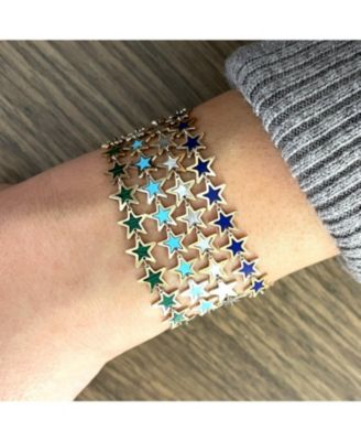 Lapis Star Bracelet 14K Gold