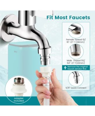 7.7 lbs Full-Automatic Washing Machine with 10 Washing Programs