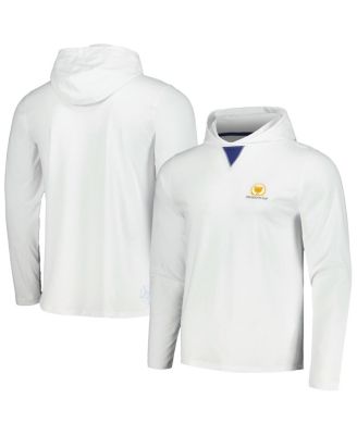 B. Draddy - Men's White Presidents Cup Long Sleeve Hoodie T-Shirt