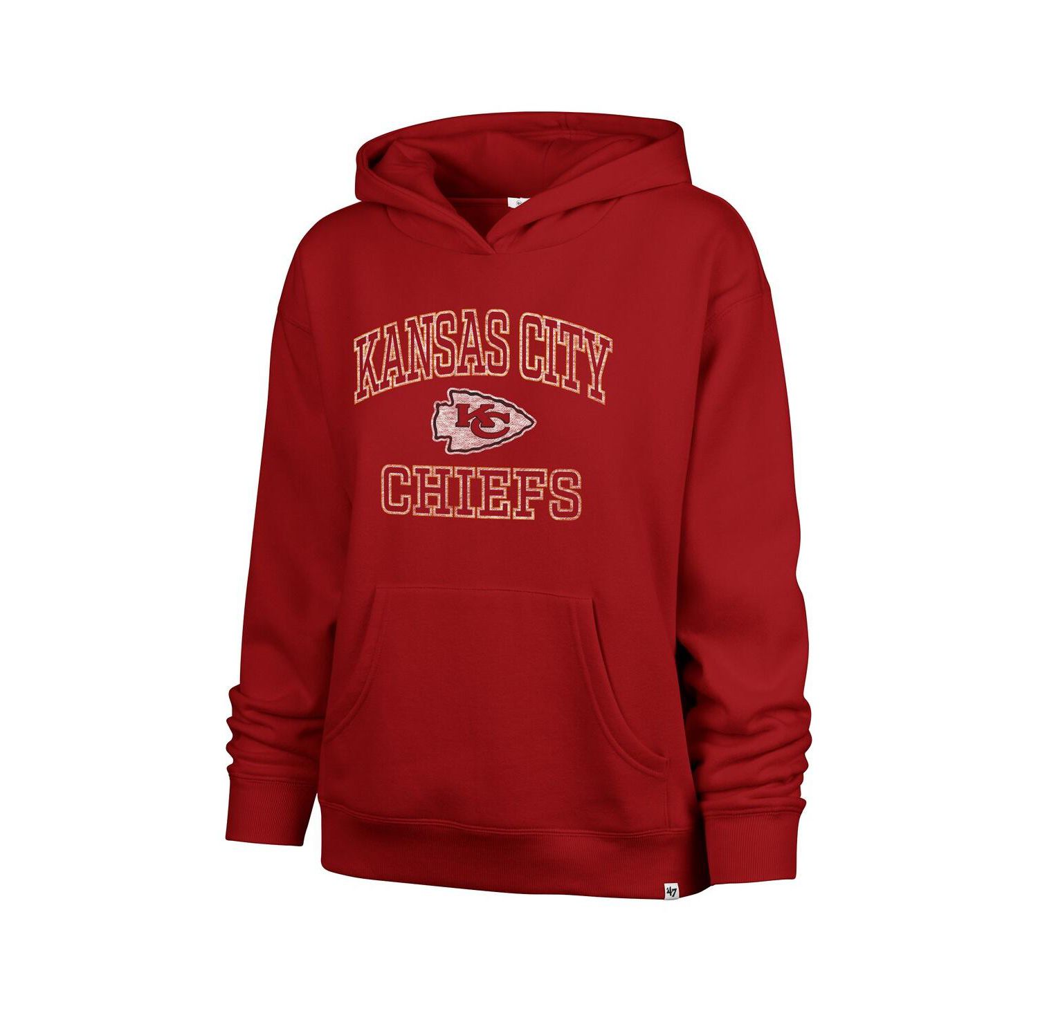 Women's Red Kansas City Chiefs Clarity Naomi Pullover Hoodie