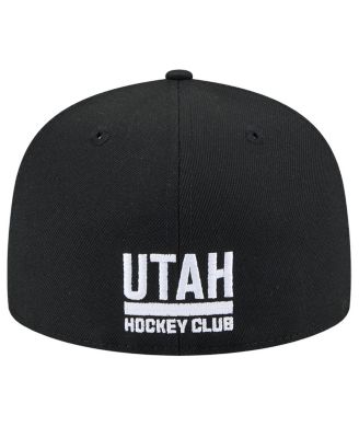 Men's Black Utah Hockey Club State Shape 1st Season 59FIFTY Fitted Hat
