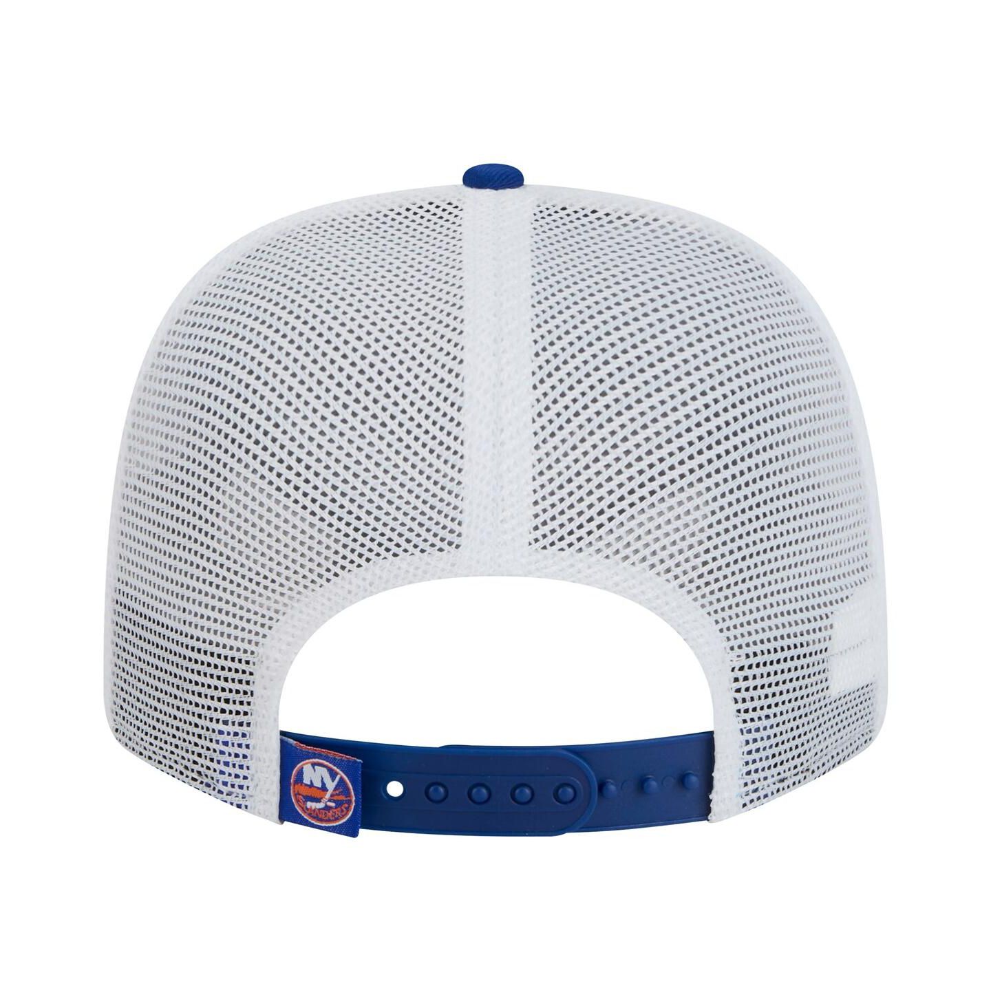 Мужская кепка New Era Royal/White New York Islanders Core Trucker 9SEVENTY Stretch-Snap Hat — фото 4
