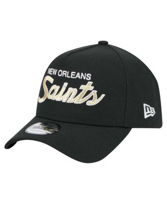 Men's Black New Orleans Saints Smith 9FORTY Adjustable hat