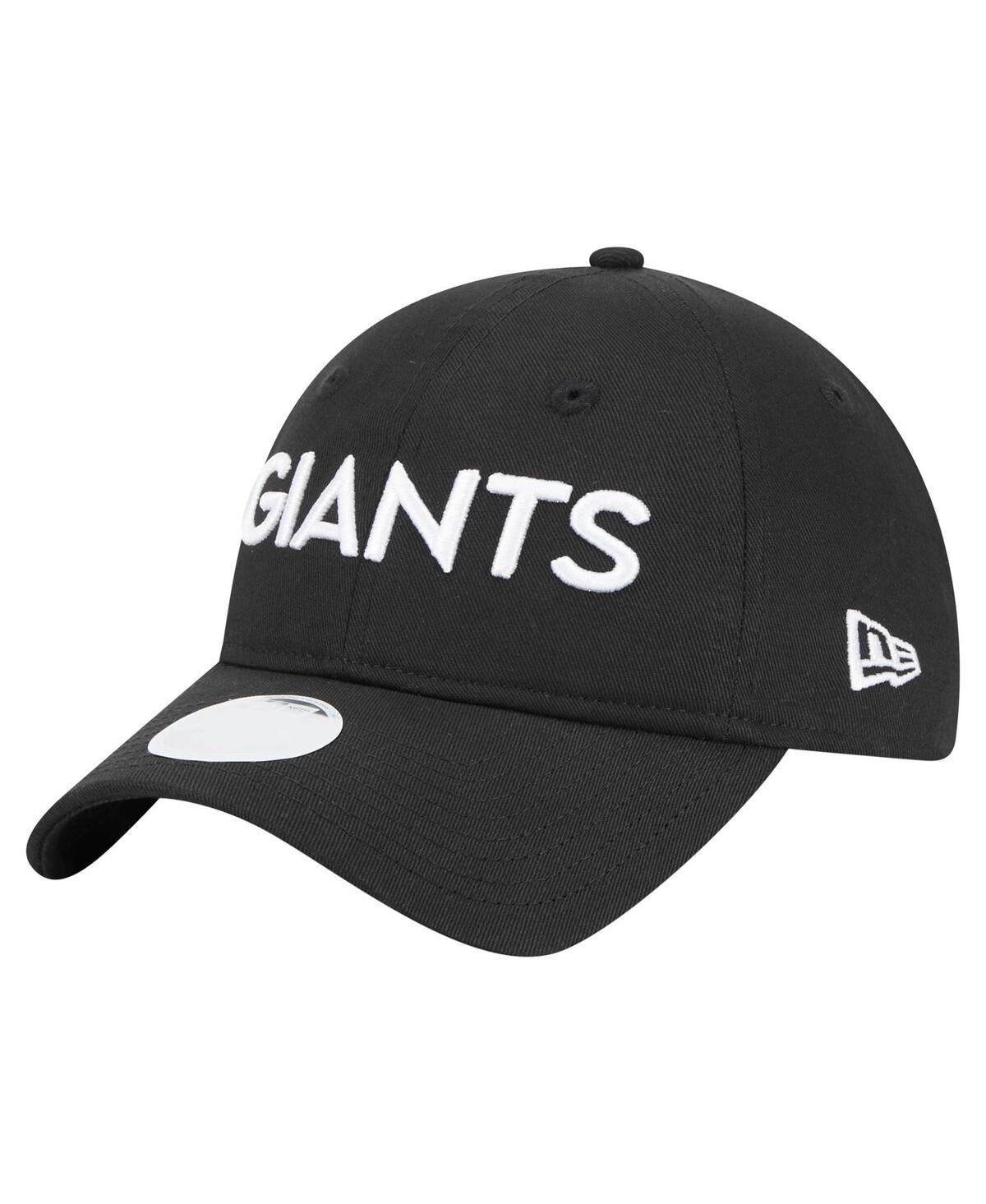 New Era Women's Black New York Giants Cece 9twenty Adjustable Hat In Black