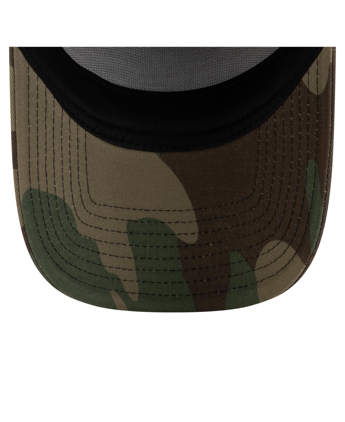 NEW ERA MEN'S CAMO TEXAS RANGERS WOODLAND TEAM POP 9FORTY A-FRAME ADJUSTABLE HAT 