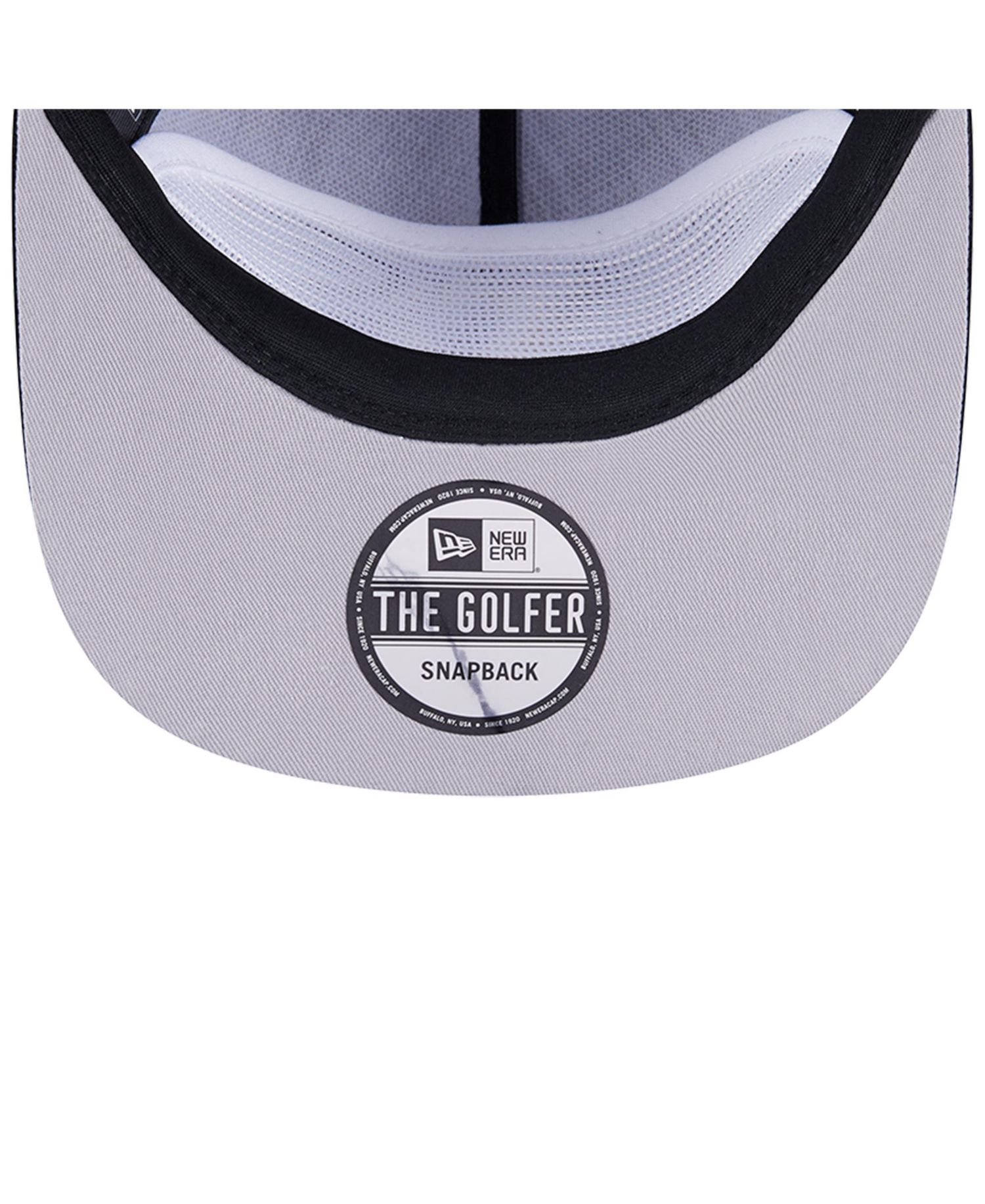Men's Black Chicago Cubs Corduroy Filigree Golfer Adjustable Hat