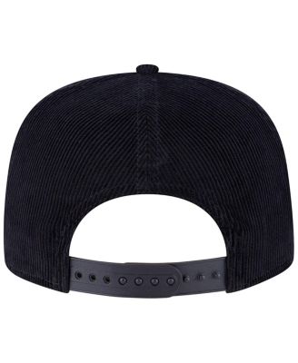 Men's Black Washington Nationals Corduroy Filigree Golfer Adjustable Hat