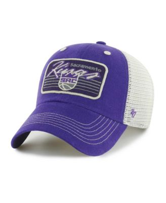 '47 Brand - Men's Purple Sacramento Kings Five Point Patch Clean Up Adjustable Hat