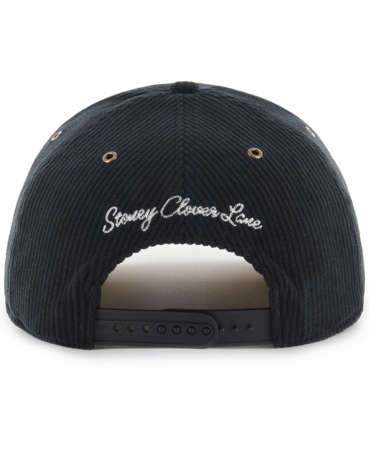 47 BRAND X STONEY CLOVER LANE MEN'S AND WOMEN'S BLACK JACKSONVILLE JAGUARS TOUCH DOWN HITCH ADJUSTABLE HAT 